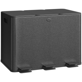 HOMCOM Κάδος Απορριμμάτων 3 Διατομών 20L με Αθόρυβο Κλείσιμο, από Α... HOMCOM Κάδος Απορριμμάτων 3 Διατομών 20L με Αθόρυβο Κλείσιμο, από Α...