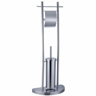 BAKAJI Επιδαπέδια βάση μπάνιου για χαρτί υγείας και βούρτσα τουαλέ... BAKAJI Επιδαπέδια βάση μπάνιου για χαρτί υγείας και βούρτσα τουαλέ...