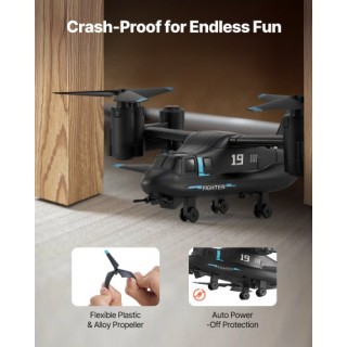 VEVOR Ελικόπτερο RC 2.4GHz με Γυροσκόπιο, 4-Κανάλια, Φώτα Φτερών & ... VEVOR Ελικόπτερο RC 2.4GHz με Γυροσκόπιο, 4-Κανάλια, Φώτα Φτερών & ...