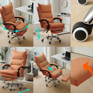 Shally Dogan Προεδρική Καρέκλα Γραφείου από Οικολογικό Δέρμα σε Πο... Shally Dogan Προεδρική Καρέκλα Γραφείου από Οικολογικό Δέρμα σε Πο...