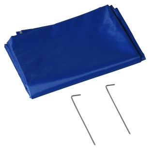 Outsunny Ομπρέλα Παραλίας με Ενσωματωμένη Τέντα, από Μέταλλο και Πο...