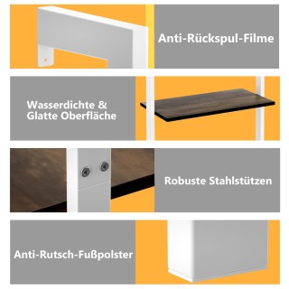 Costway  Μοναδική Σκάλα Ράφι με Βιομηχανικό Σχεδιασμό και 5 Επίπεδα...