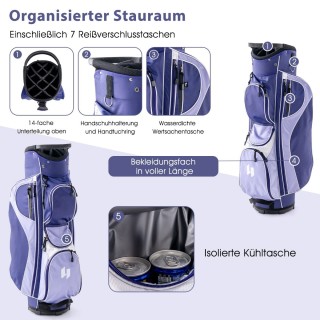 Costway Σετ Γυναικείων Μπαστουνιών Γκολφ με Τσάντα Καροτσιού και Α... Costway Σετ Γυναικείων Μπαστουνιών Γκολφ με Τσάντα Καροτσιού και Α...