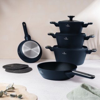 Berlinger Haus  Σετ Μαγειρικά Σκεύη από Αλουμίνιο Matt Blue με Αντι...