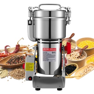 VEVOR Ηλεκτρικός Μύλος Σπασίματος 800g 2100W για Ξηρούς Κόκκους & Μ... VEVOR Ηλεκτρικός Μύλος Σπασίματος 800g 2100W για Ξηρούς Κόκκους & Μ...