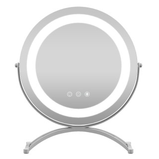 Costway  Καθρέφτης Μακιγιάζ με Ρυθμιζόμενο LED Φωτισμό και Μνήμη Ρυ...