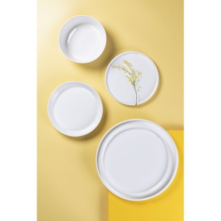 Villa DEste Σετ 6 βαθιά πιάτα από new bone China λευκό Delice 5918700 Villa DEste Σετ 6 βαθιά πιάτα από new bone China λευκό Delice 5918700