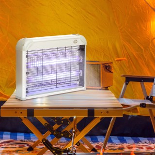 Outsunny 20W για έντομα και κουνουπιέρες με φώτα UV LED με αφαιρούμ...