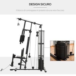 Πολυλειτουργικό Gym Fitness Station HOMCOM για οικιακή και επαγγελμ... Πολυλειτουργικό Gym Fitness Station HOMCOM για οικιακή και επαγγελμ...