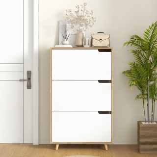 HOMCOM Σχάρα παπουτσιών 3 συρταριών που εξοικονομεί χώρο με ρυθμιζό... HOMCOM Σχάρα παπουτσιών 3 συρταριών που εξοικονομεί χώρο με ρυθμιζό...