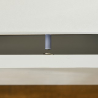 Κομοδίνο HOMCOM με ενσωματωμένο φως LED RGB με 2 συρτάρια, 4 λειτου...