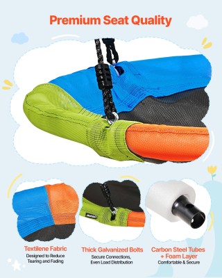 VEVOR Κούνια Κήπου για Παιδιά με Μεταλλική Βάση A-Frame και Στρογγυ... VEVOR Κούνια Κήπου για Παιδιά με Μεταλλική Βάση A-Frame και Στρογγυ...