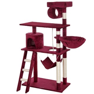 BAKAJI  Δέντρο Αναρρίχησης για Γάτες Παιδική Χαρά Κρεβάτι Ξύσιμο γά...