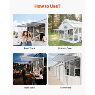 VEVOR Παράθυρο Εξυπηρέτησης Τροχοφόρου Καταστήματος 152x92 cm SXXCF... VEVOR Παράθυρο Εξυπηρέτησης Τροχοφόρου Καταστήματος 152x92 cm SXXCF...