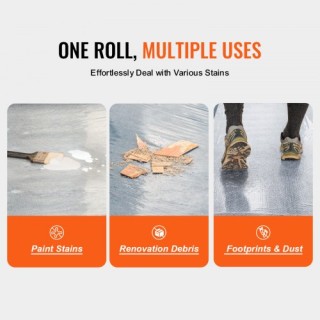 VEVOR Αυτοκόλλητη Μεμβράνη Προστασίας Χαλιού 24 x 200 PE  JYXBHMTM2...