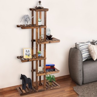 Costway Ξύλινη Ραφιέρα Φυτών Κήπου 75x25x140εκ GT3560 Costway Ξύλινη Ραφιέρα Φυτών Κήπου 75x25x140εκ GT3560