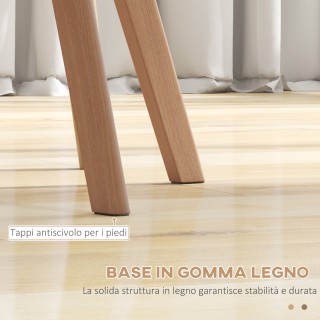 HOMCOM Σετ 4 Καρέκλες Τραπεζαρίας Σκανδιναβικού Στυλ από Πλαστικό μ... HOMCOM Σετ 4 Καρέκλες Τραπεζαρίας Σκανδιναβικού Στυλ από Πλαστικό μ...