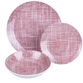 Villa DEste  Σετ πιάτων 18 τεμαχίων από πορσελάνη 6 θέσεων τραπεζιο...