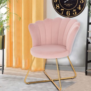 BAKAJI Πολυθρόνα Καρέκλα Χαλάρωσης με Πλάτη και Κάθισμα από Ροζ Βε... BAKAJI Πολυθρόνα Καρέκλα Χαλάρωσης με Πλάτη και Κάθισμα από Ροζ Βε...