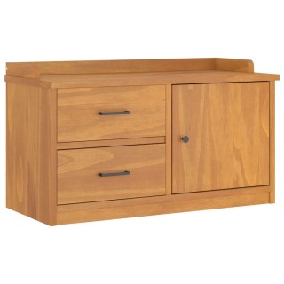 vidaXL Ξύλινος Πάγκος Χωλ SANDNES  87x40x50 cm  με Αποθηκευτικό Χώρ...