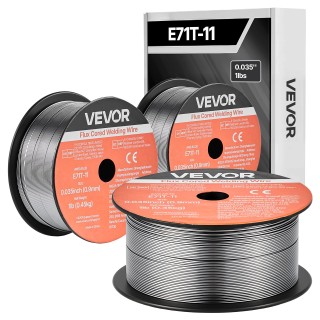 VEVOR Σύρμα Συγκόλλησης Flux Core MIG Ε71T-11 0.9mm 0.45kg Χωρίς Αέ...
