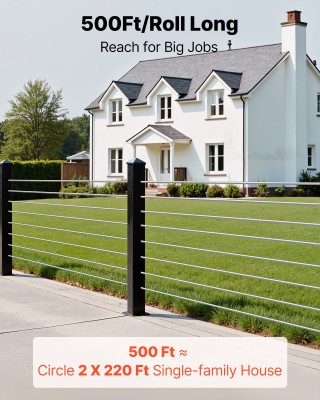 VEVOR Συρματόσχοινο 3.2 mm, 152 m από Ανοξείδωτο Ατσάλι 316 με Κόφτ...