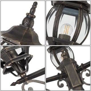 BAKAJI Κλασικό Βικτωριανό Φανάρι Κήπου με 3 Φανάρια από Αλουμίνιο ... BAKAJI Κλασικό Βικτωριανό Φανάρι Κήπου με 3 Φανάρια από Αλουμίνιο ...