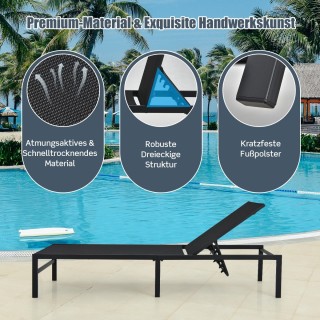 Costway Υπερβολικά Άνετη Ξαπλώστρα με Ρυθμιζόμενη Πλάτη σε 6 Θέσεις... Costway Υπερβολικά Άνετη Ξαπλώστρα με Ρυθμιζόμενη Πλάτη σε 6 Θέσεις...