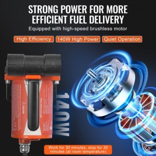 VEVOR Αντλία Μεταφοράς Καυσίμου 12V 8 GPM 1/5 HP με Αυτόματο Ακροφ... VEVOR Αντλία Μεταφοράς Καυσίμου 12V 8 GPM 1/5 HP με Αυτόματο Ακροφ...