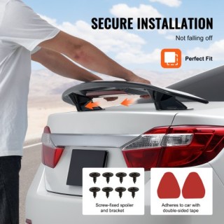 VEVOR GT Πτέρυγα Αυτοκινήτου, 46.3 Universal Spoiler, Συμβατό με Σε...