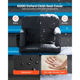 VEVOR Ρυθμιζόμενο Καθιστικό Στάδιο με 6 Γωνίες, Ευρύ Μαξιλάρι 73.66...