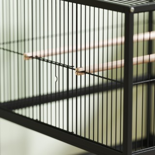 PawHut Κλουβί Πουλιών με Αφαιρούμενο Δίσκο, 48x46x83 εκ, Μαύρο D10-... PawHut Κλουβί Πουλιών με Αφαιρούμενο Δίσκο, 48x46x83 εκ, Μαύρο D10-...