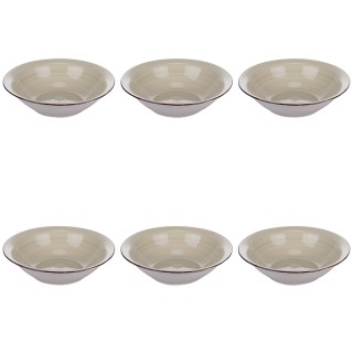 Villa DEste Σετ 6 βαθιά πιάτα 215 cm από χειροποίητα βαμμένο γρανί... Villa DEste Σετ 6 βαθιά πιάτα 215 cm από χειροποίητα βαμμένο γρανί...