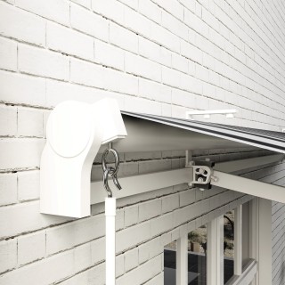 Outsunny Τέντα Παρασόλι για Εξωτερικό Χώρο Επεκτάσιμη από Αλουμίνιο...