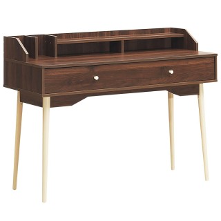 Costway Πολυλειτουργικό Γραφείο Υπολογιστή με Ράφια και Συρτάρι απ... Costway Πολυλειτουργικό Γραφείο Υπολογιστή με Ράφια και Συρτάρι απ...