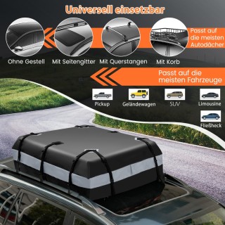 Costway Αδιάβροχη Σκηνή Οροφής Αυτοκινήτου 450L με Κλειδαριά Συνδυ... Costway Αδιάβροχη Σκηνή Οροφής Αυτοκινήτου 450L με Κλειδαριά Συνδυ...