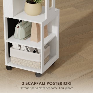 HOMCOM Ντουλάπι Κοσμηματοθήκης με Περιστρεφόμενο Καθρέπτη 360°, Ρυθ... HOMCOM Ντουλάπι Κοσμηματοθήκης με Περιστρεφόμενο Καθρέπτη 360°, Ρυθ...