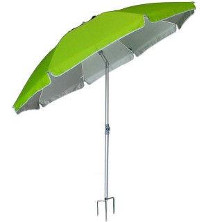 BAKAJI Ομπρέλα Θάλασσα Παραλία Κήπος 210cm από Αλουμίνιο με Τρίαιν... BAKAJI Ομπρέλα Θάλασσα Παραλία Κήπος 210cm από Αλουμίνιο με Τρίαιν...