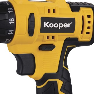 Kooper Δραπανοκατσάβιδο 20 V με βαλιτσάκι και κλιπ ζώνης Kooper 217...