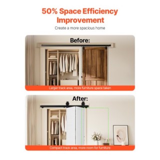 VEVOR Κιτ Συρόμενης Πόρτας Αχυρώνα 40 για Δύο Πόρτες 18 ZDSMDGDGSM3... VEVOR Κιτ Συρόμενης Πόρτας Αχυρώνα 40 για Δύο Πόρτες 18 ZDSMDGDGSM3...