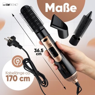 Βούρτσα Μαλλιών 800 W με Ζεστό Αέρα – Σετ 3 Εξαρτημάτων HAS3818 Cla...