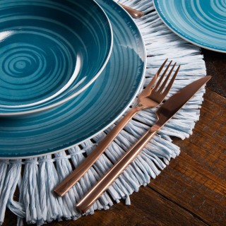 Villa DEste Σετ 6τμχ Ρηχό πιάτο από πορσελάνη 27cm Baita Acqua 592... Villa DEste Σετ 6τμχ Ρηχό πιάτο από πορσελάνη 27cm Baita Acqua 592...