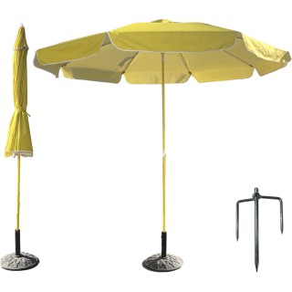 BAKAJI Κήπος Ομπρέλα Κλίσης Μουστάρδα με Άνοιγμα Push Up Air Vent ... BAKAJI Κήπος Ομπρέλα Κλίσης Μουστάρδα με Άνοιγμα Push Up Air Vent ...
