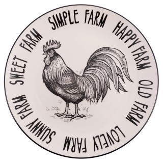 Villa DEste Σετ 6τμχ Επίπεδο πιάτο 265 εκ. από πορσελάνη με διακόσ... Villa DEste Σετ 6τμχ Επίπεδο πιάτο 265 εκ. από πορσελάνη με διακόσ...