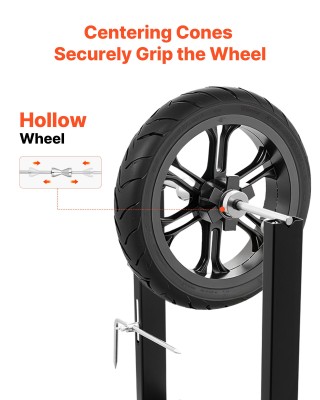 VEVOR Ζυγοσταθμιστής Μοτοσικλετών 40kg, με Ρυθμιζόμενα Κωνικά Κέντρ...