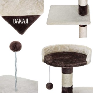 BAKAJI  Δέντρο Αναρρίχησης Γάτας Παιδική Χαρά Κρεβάτι Ξύστρα γάτας ...