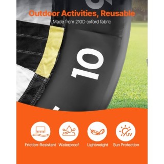 VEVOR Ποδοσφαιρικός Στόχος Ντάρτ 10ft με 9 Μπάλες και Αντλία Αέρα C... VEVOR Ποδοσφαιρικός Στόχος Ντάρτ 10ft με 9 Μπάλες και Αντλία Αέρα C...