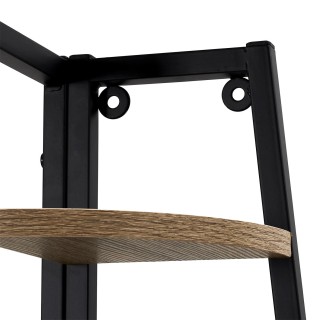 Γωνιακή Ραφιέρα 5 Επιπέδων από Ξύλο & Μέταλλο 180 x 34,5 x 34,5 cm ... Γωνιακή Ραφιέρα 5 Επιπέδων από Ξύλο & Μέταλλο 180 x 34,5 x 34,5 cm ...