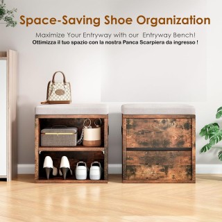 BAKAJI Βιομηχανικός Πάγκος Εισόδου για Παπούτσια με Μαλακό Μαξιλάρι... BAKAJI Βιομηχανικός Πάγκος Εισόδου για Παπούτσια με Μαλακό Μαξιλάρι...