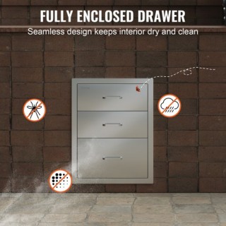 Συρτάρι Κουζίνας Εξωτερικού Χώρου Vevor 45x58cm Ανοξείδωτο Ατσάλι  ...